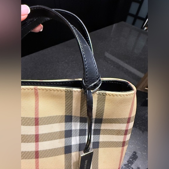 BURBERRY Nova Check Mini Tote - Picture 8 of 17